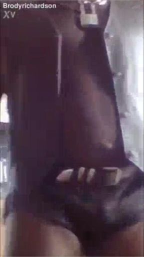 Sexy black Fucka delivers domination scenes attired in leather  gear. This clip is an extract of full available version.