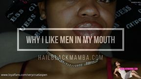 Why I Love Tiny Men In My Throat