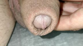 Cheesy Cock Close up and Body Shaking Orgasm