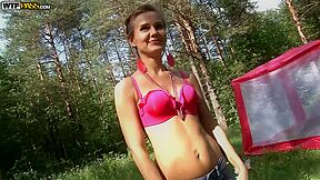 Real Wild College Banging By The Lake