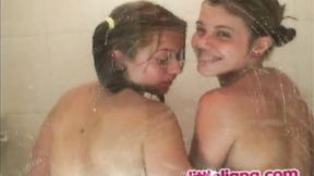 ”Little Liana rubbing & fingering her lesbian friend”