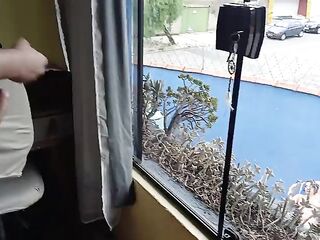 My stepmother caught me spying on her and gave me her vagina.