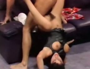 Awesome passionate sex session with gorgeous flexible brunette