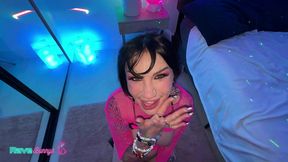 busty bimbo nova cane gets her pussy eaten in a pulsing afterparty!