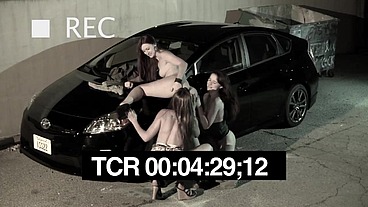 Annabelle Lee, Karlie Montana And Samantha Ryan Have An Outdoor Lesbian Tro