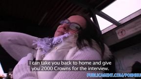 PublicSex HD Pierced pussy is fucked by a big dick