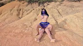 In the desert I meet a big-ass exotic dancer and fuck her like a whore outdoors – Aaroon Mush & Alejandra Palacios
