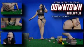 DownTown Takeover - Vonka - Giantess - Ass Crush - Feet - Vore - SFX