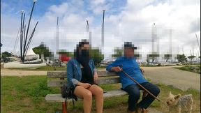 carla sans culotte avec un inconnu