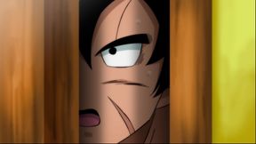 Dragon Ball Lost Chapter - Cheelai playing with her Pussy in the room