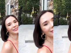 Cute Hairdresser Turns Filthy & Deep Throats Her Big Dildo For You - Eve Sweet