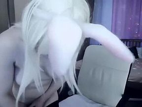 Busty Blonde Playing Her Boobs 01