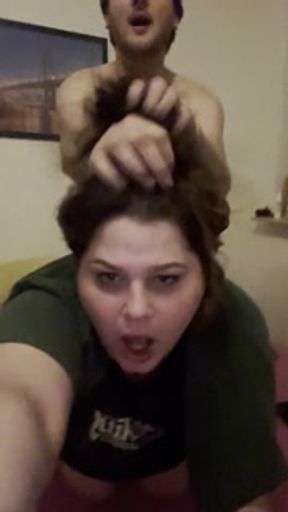 I love it when he pulls my hair