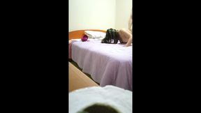 Latina college student gives hot blowjobs for cash