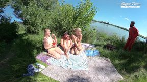 nesty, sissy & diane chrystall outdoor orgy with escaped prisoner (1080)