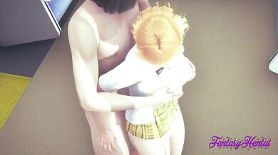 Bleach's Orihime gets creampied raw without a stitch