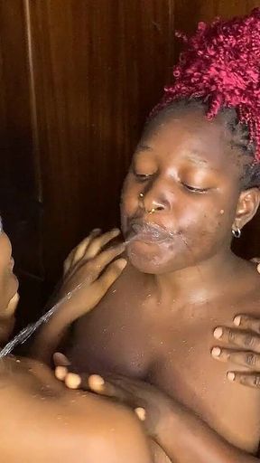 All Black Lesbian Piss Perverts Threesome