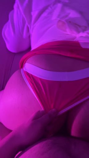 Jaw-dropping moment from &quot;He kept Cumming! Panties to the Side Fucking! Cum on Ass &amp; Skirt&quot;