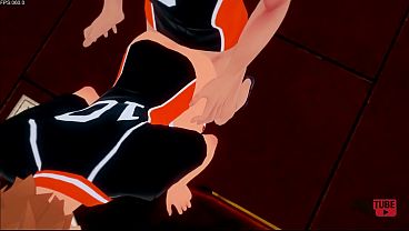 Haikyuu Yaoi - Kageyama fucks Hinata in a table - Japanese Asian Manga Anime Cartoon Game Gay Porn Animated Video