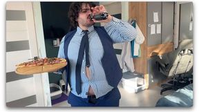 Overfed Office Boss