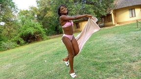 My Cute Black African Girlfriend Teasing Me Into Fucking Her