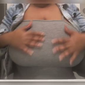 Long day! letting my boobs free