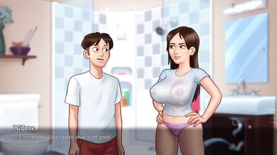 Gigantic dick fucks Jenny in shower leaving her dripping cream