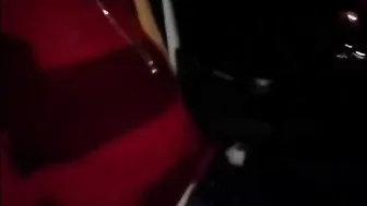 Dominant verbal top gets a blowjob in his car
