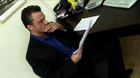 Boss hard and hard smashes office secretary with massive tits