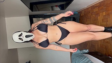 Pânico sentou na rola grossa até gozar CREAMPIE COMPLETO