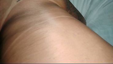 MILF takes big cock in silent bedroom ass fuck