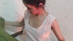 College girl ko ghumane ke bahane pel diya