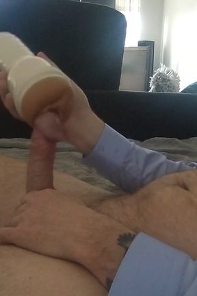 Creampie My Fleshlight When I Moan