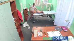 HotHospital Hot blonde loves the doctors muscle