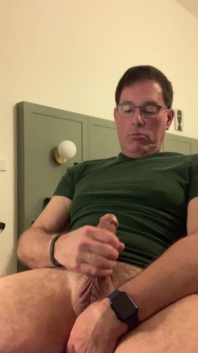 Jerking off in my hotel room before bed