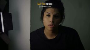 Trans Woman Masturbation Cumshot Cinematic 50mm Lens