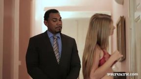 slim blonde alexis fucks a black guy with a big cock