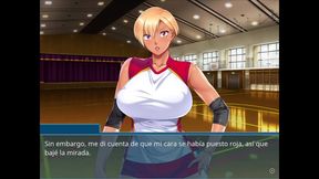 Horny Brunette Volleyball Club Member Seduces You In Anime Episode 1