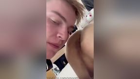 Cute Blonde Rims His Boyfriends Ass