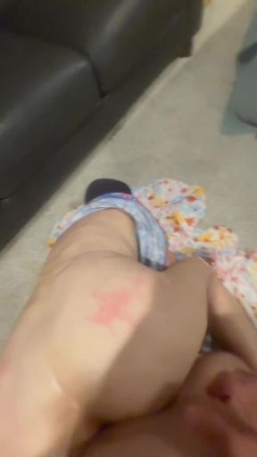 71 years old Mrs Kitty the Sex Slave practicing with Master D   Clip 1