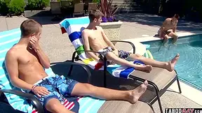 Teen 18+ Ass Banged By Hunk Stepdad And Twink Friend Hard