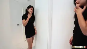 JohnTronX - Great blowjob and cowgirl sex in POV with a gorgeous amateur babe