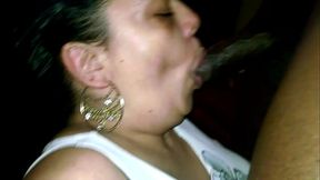 BBW Latina Cumslut Gloryanna Ride gets sucks BBC bone dry