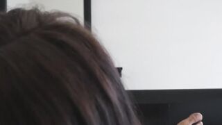 Teen Mega Bombshell Step-Sister Gives Blow Job & Rides Brother's Big Dick