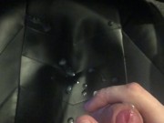 18 year old cock explodes onto chair