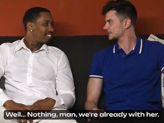 Interracial 3some: 2 Massive Dicks Bang Spanish Gal Valentina Lapiedra to Loud Climax