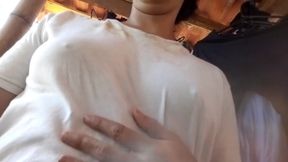 Britanny Has a Squirt in the Patio of Her House