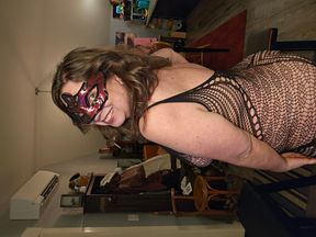 Mrs. A Squirts in a Dripping Mess