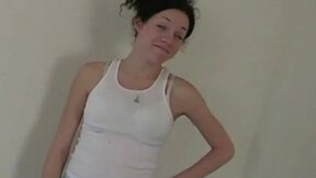 Trina gives a blowjob in close up P-O-V