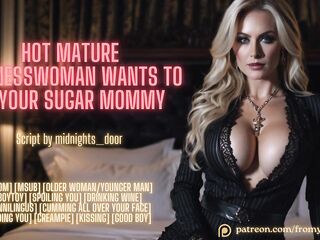 Hawt Mature Businesswoman Craves To Be Your Sugar Mommy ❘ ASMR Audio Roleplay